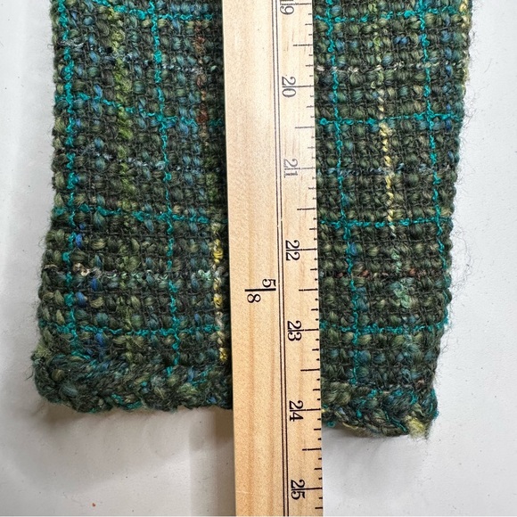 Madison Studio Tweed Wool Blend Blazer Jacket Sz 8 Contrast Lining Academia READ - Picture 15 of 16